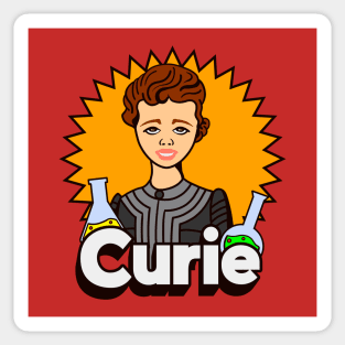 Curie Doll Sticker